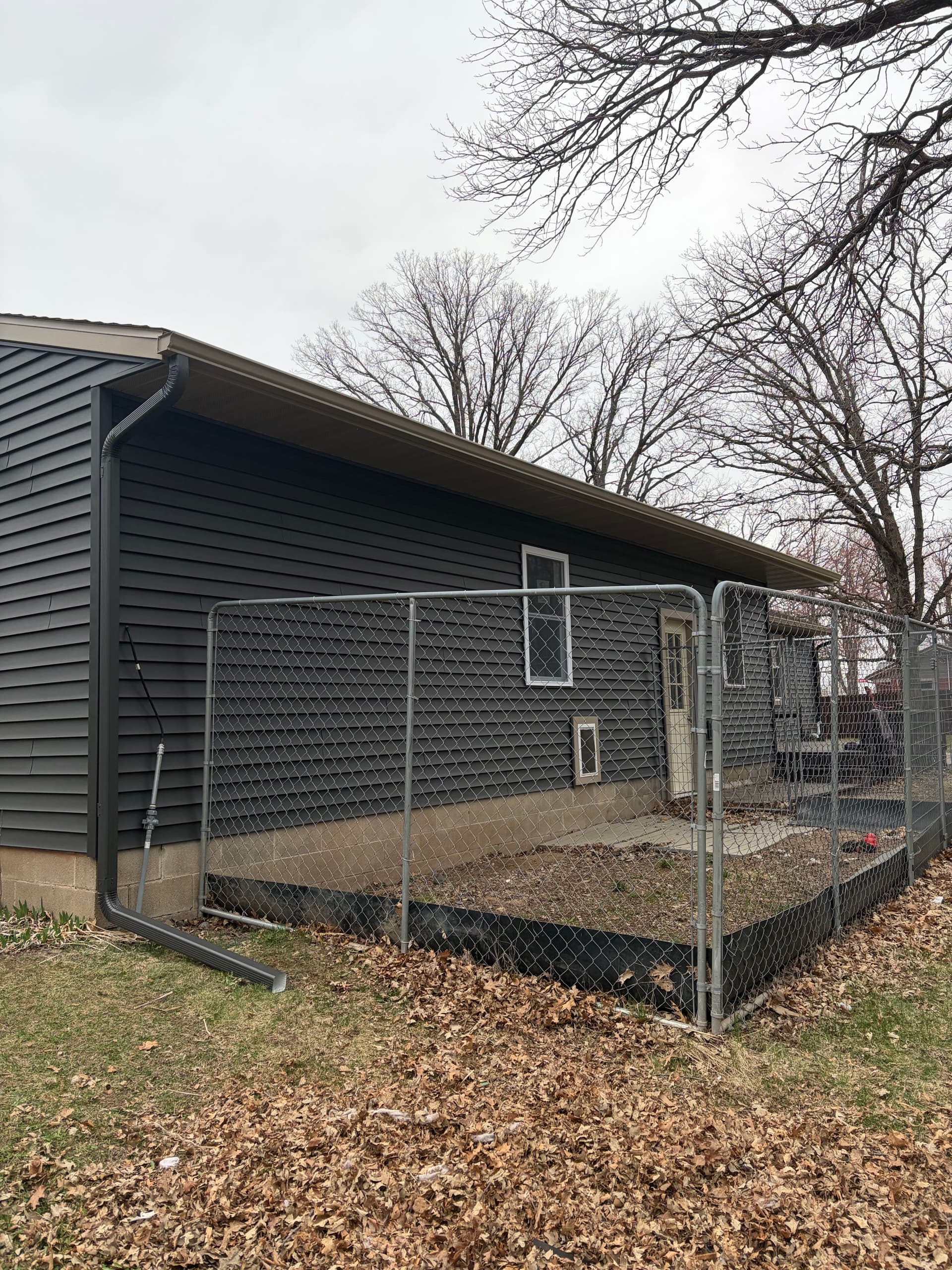 New 5-Inch Gutter System with Color Matched Downspouts in Milaca image