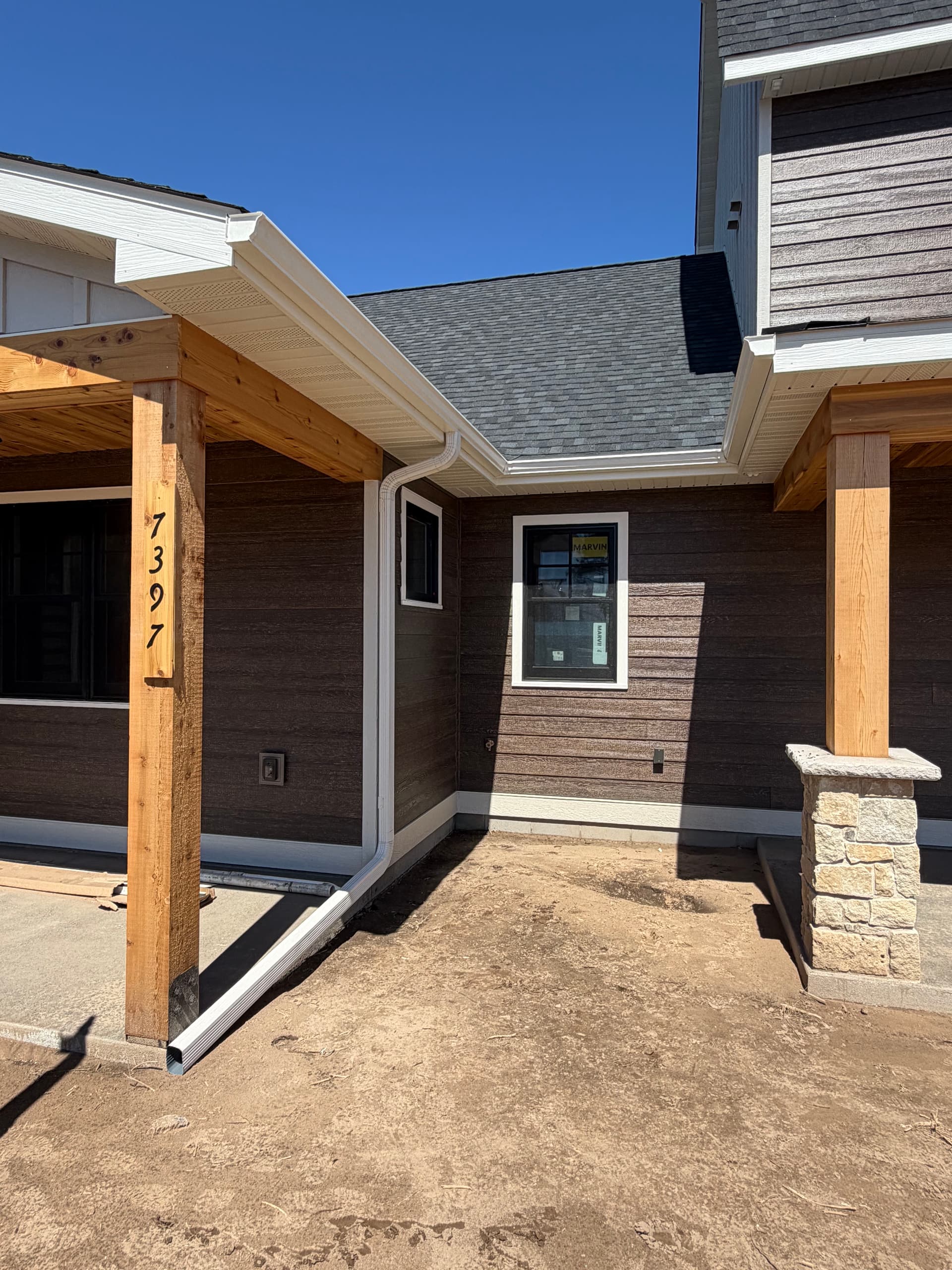 Gallery photos for New Construction Gutter Installation Done Right in Princeton: Image #1